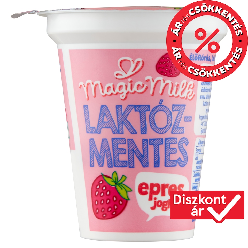 Magic Milk laktózmentes epres joghurt 150 g  1. kép