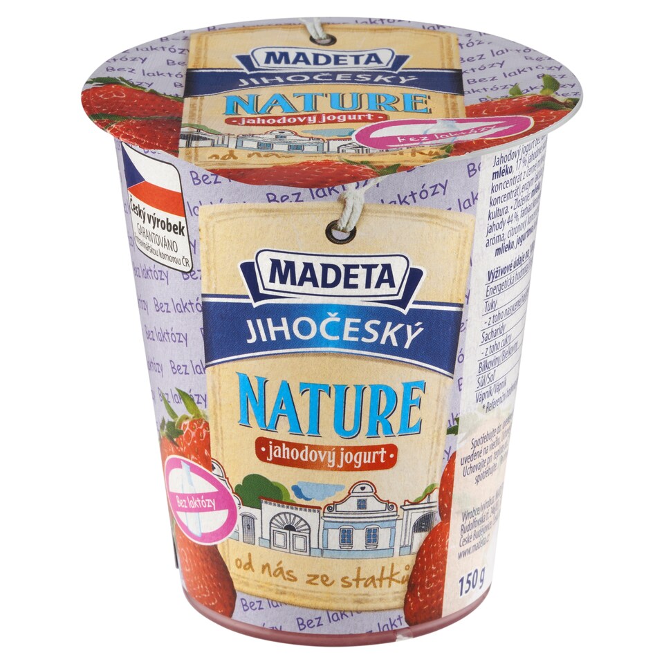Madeta South Bohemian Nature Strawberry Joghurt 150 g