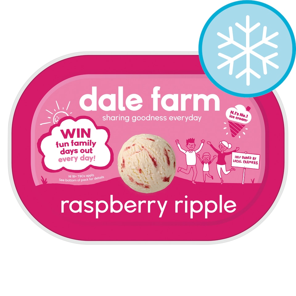 image 1 of Dale Farm Raspberry Ripple 900Ml