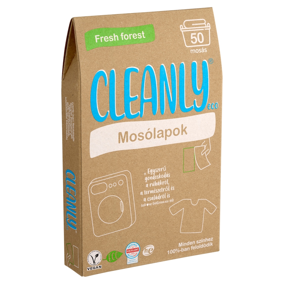 Cleanly Eco Fresh forest mosólapok 50 mosás  1. kép