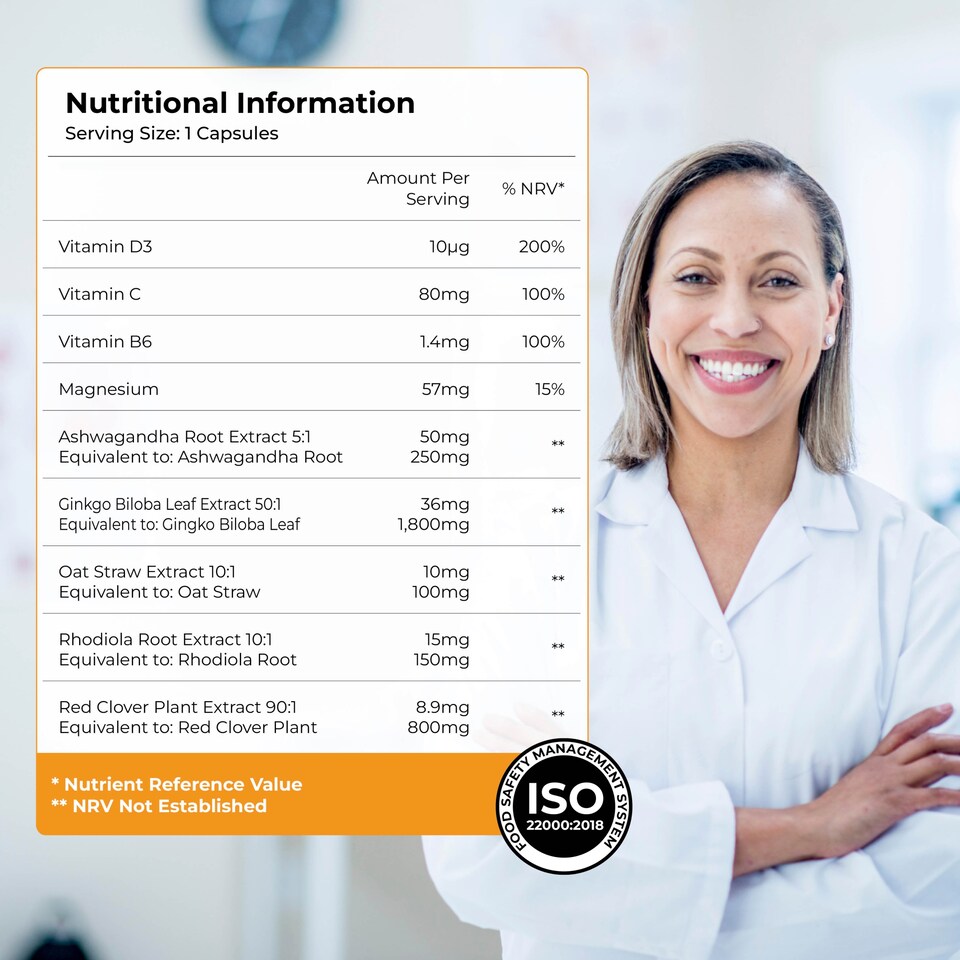 image 1 of Health & Her Perimenopause Mind+ Capsules & Supplement 30s