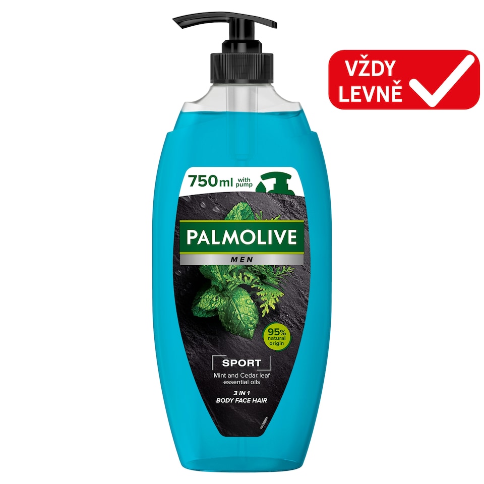 image 1 of Palmolive For Men Revitalizing Sport Shower Gel 750 ml