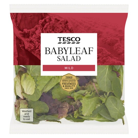 Tesco Babyleaf Salad 90G Tesco Groceries