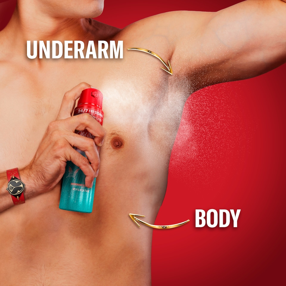 Obrázek 1 pro produkt Old Spice Rockstar Tělový Deodorant Ve Spreji Pro Muže 250ml
