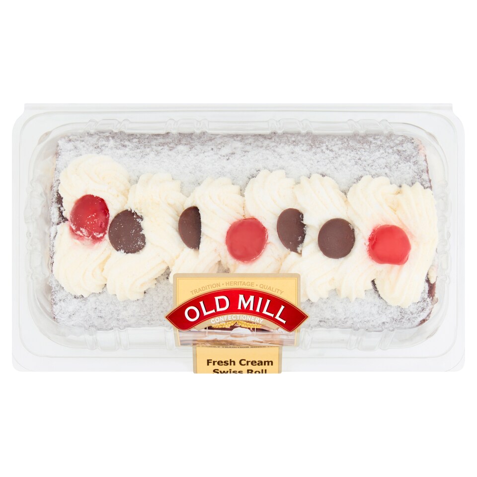 Old Mill Fresh Cream Swiss Roll 550G