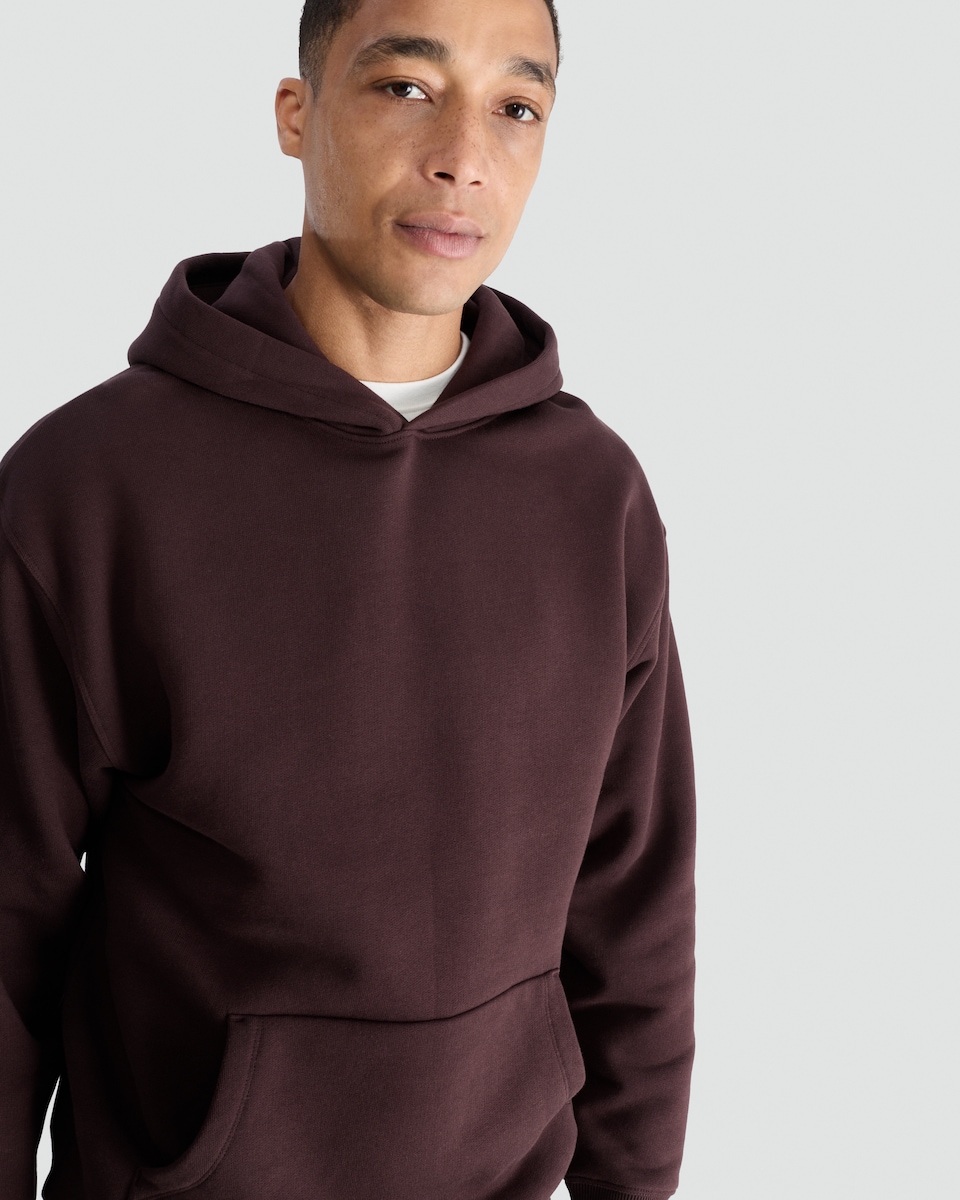 image 1 of F&F Heavyweight Kangaroo Pocket Oversized Hoodie in Purple