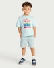 image 3 of Disney Toy Story Pure Cotton Pizza Planet Alien T-Shirt in Blue