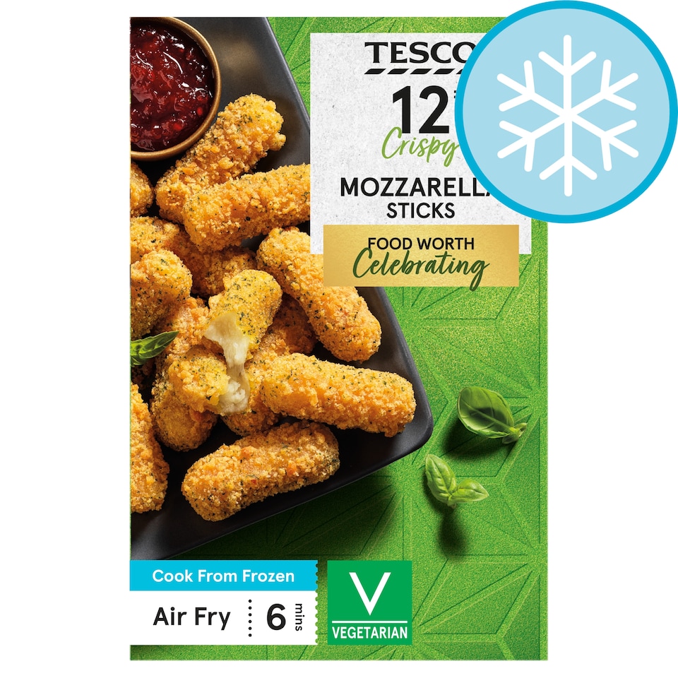 Tesco Mozzarella Sticks 12 Pack 180g