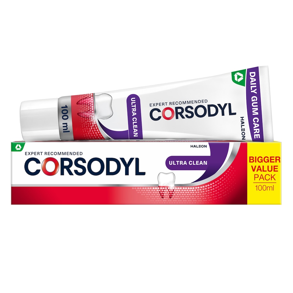 image 1 of Corsodyl Ultra Clean Toothpaste 100Ml