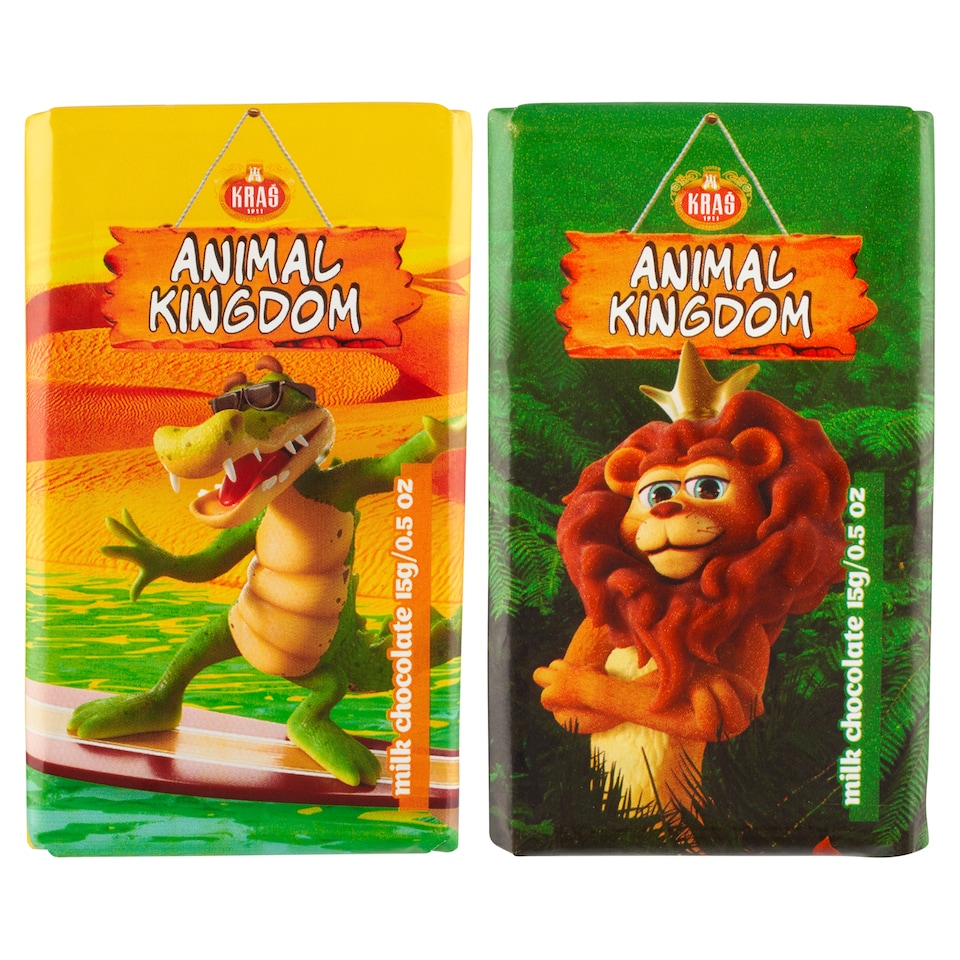 obrázok 1 z Kraš Animal Kingdom mliečna čokoláda 15 g