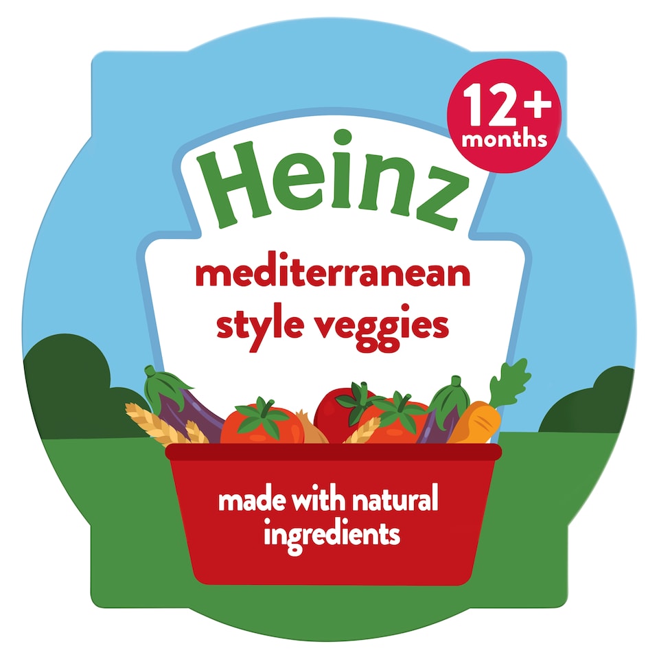 image 1 of Heinz Mediterranean Style Veggies Baby Food Tray 200g