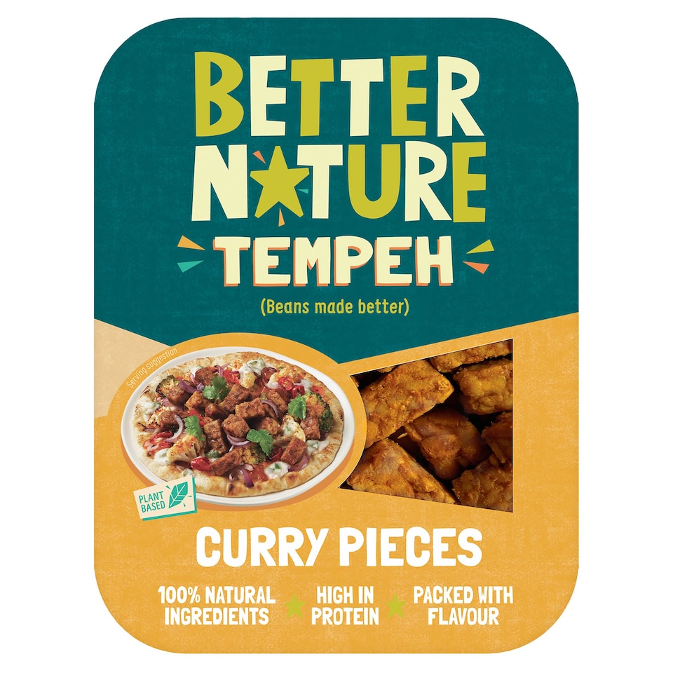 Better Nature Curry Tempeh Pieces 180G