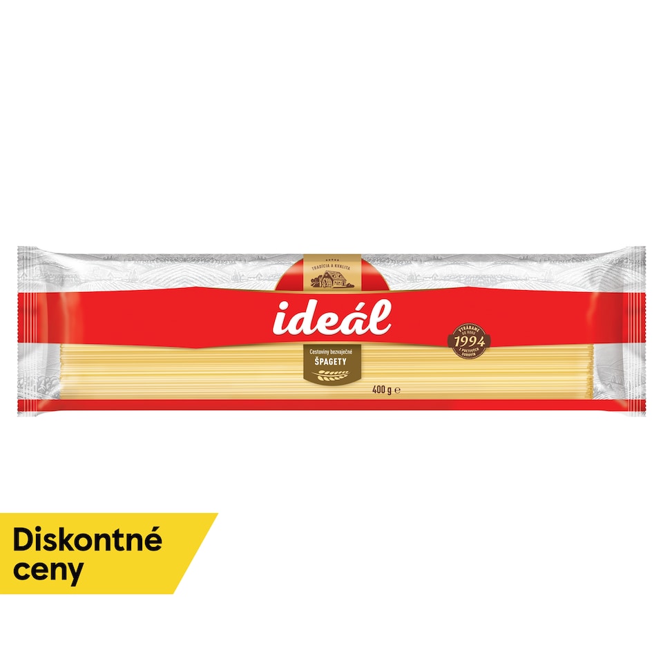 Ideál Špagety cestoviny bezvaječné 400 g