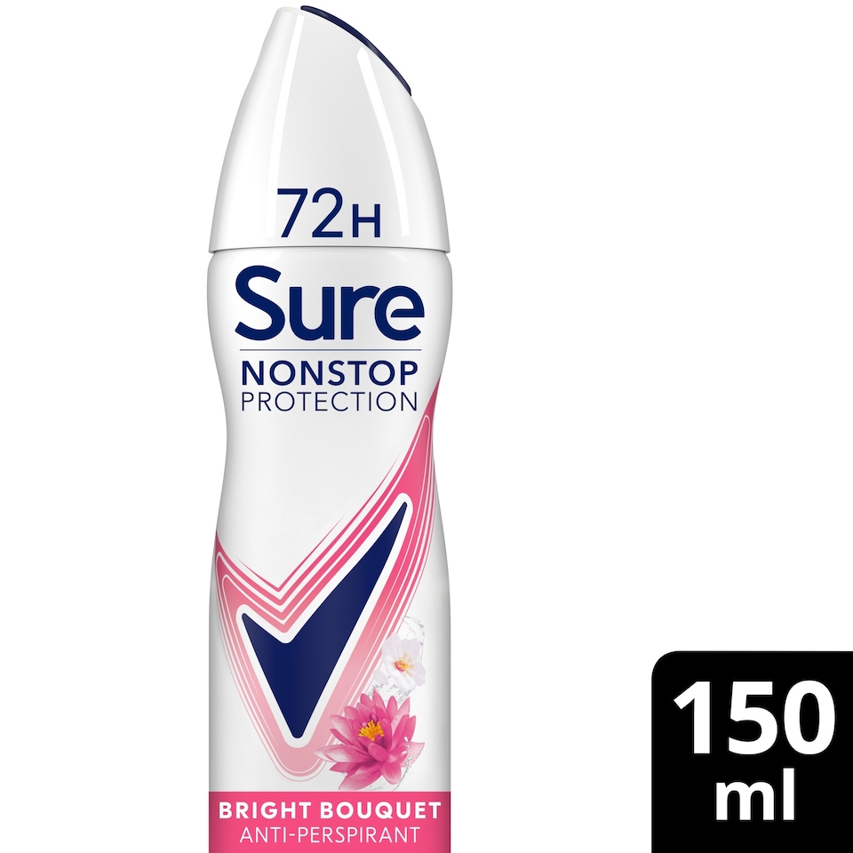 image 1 of Sure Women Bright Bouquet 72h Nonstop Protection Antiperspirant Deodorant 150ml