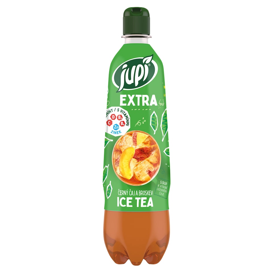 Jupí Extra Ice Tea Black Tea and Peach 0.7L