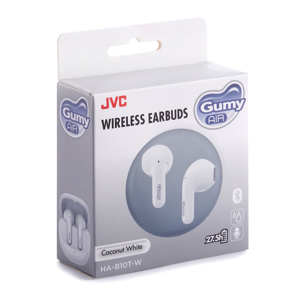 image 1 of JVC GUMY AIR COCONUT WHITE WIRELESS EARBUDS