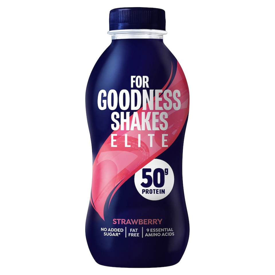For Goodness Shakes Protein Strawberry Shake 471ml