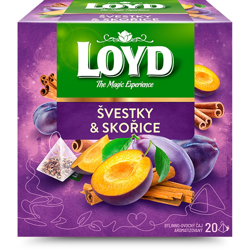 Loyd Flavoured Herbal-Fruit Tea Plum & Cinnamon 20 x 2g (40g)