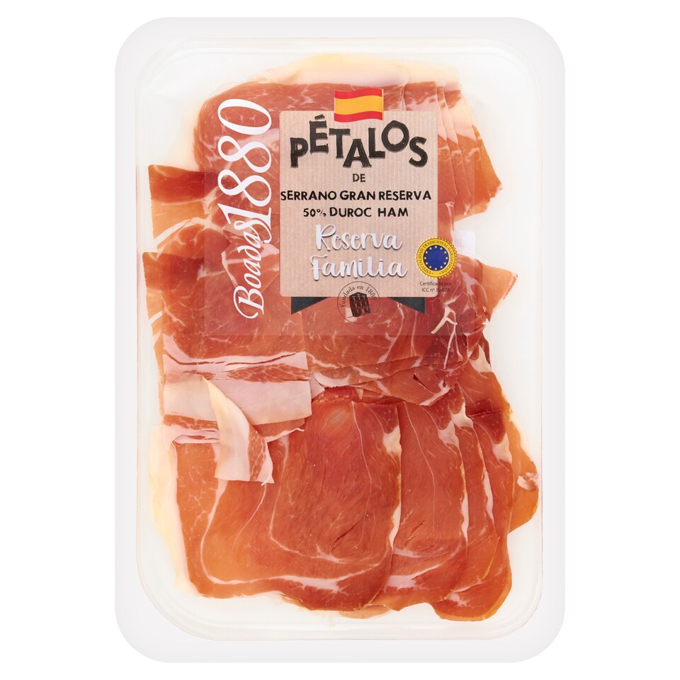 BOADAS PETALOS 50% DUROC HAM SERRANO GRAN RESERVA Familia 80g
