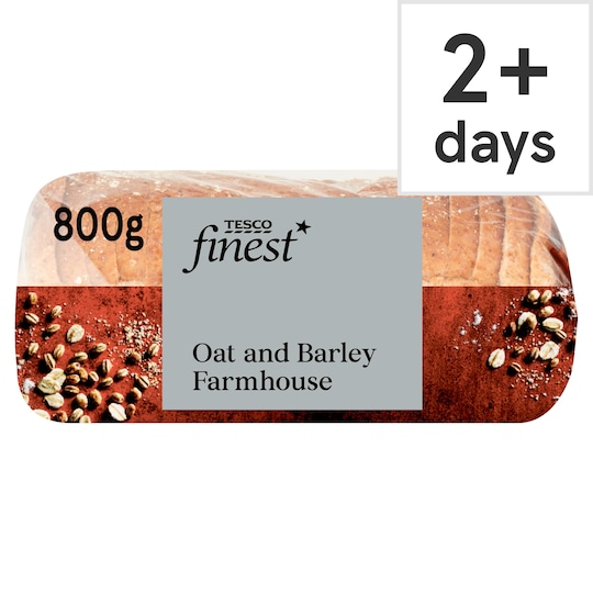 Tesco Finest Oat & Barley Loaf 800G Tesco Groceries