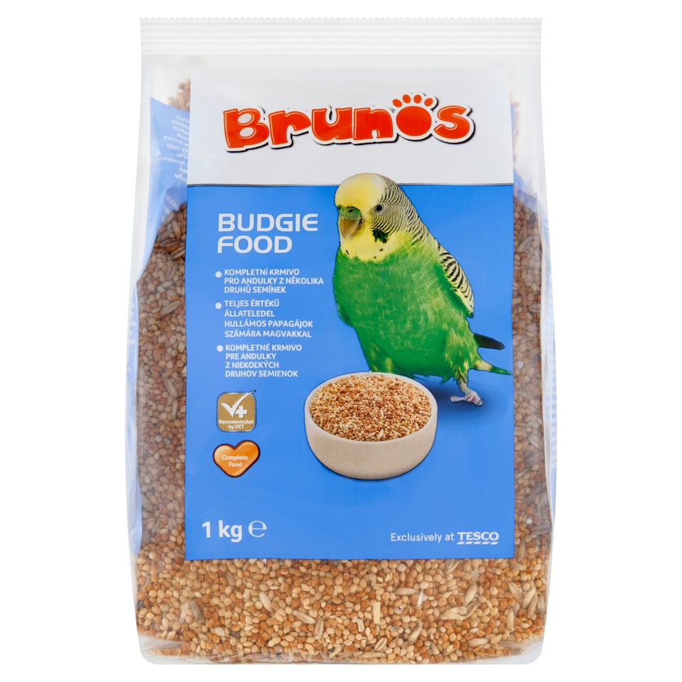 Brunos teljes értékű állateledel hullámos papagájok számára magvakkal 1 kg
