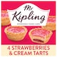 image 1 of Mr Kipling Strawberries & Cream Cake Tarts 4 pack