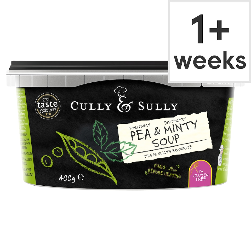 image 1 of Cully And Sully Pea And Minty Soup 400G