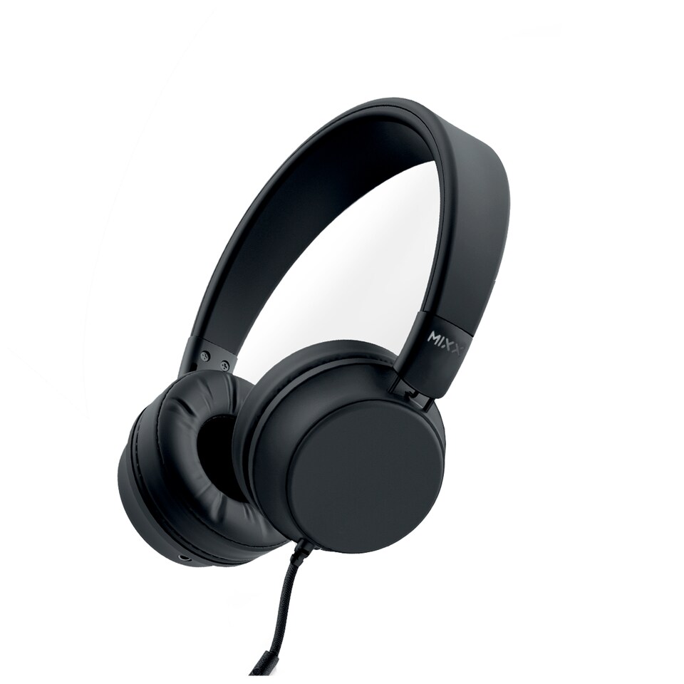 Mixx Ox1 Wired Headphones Black