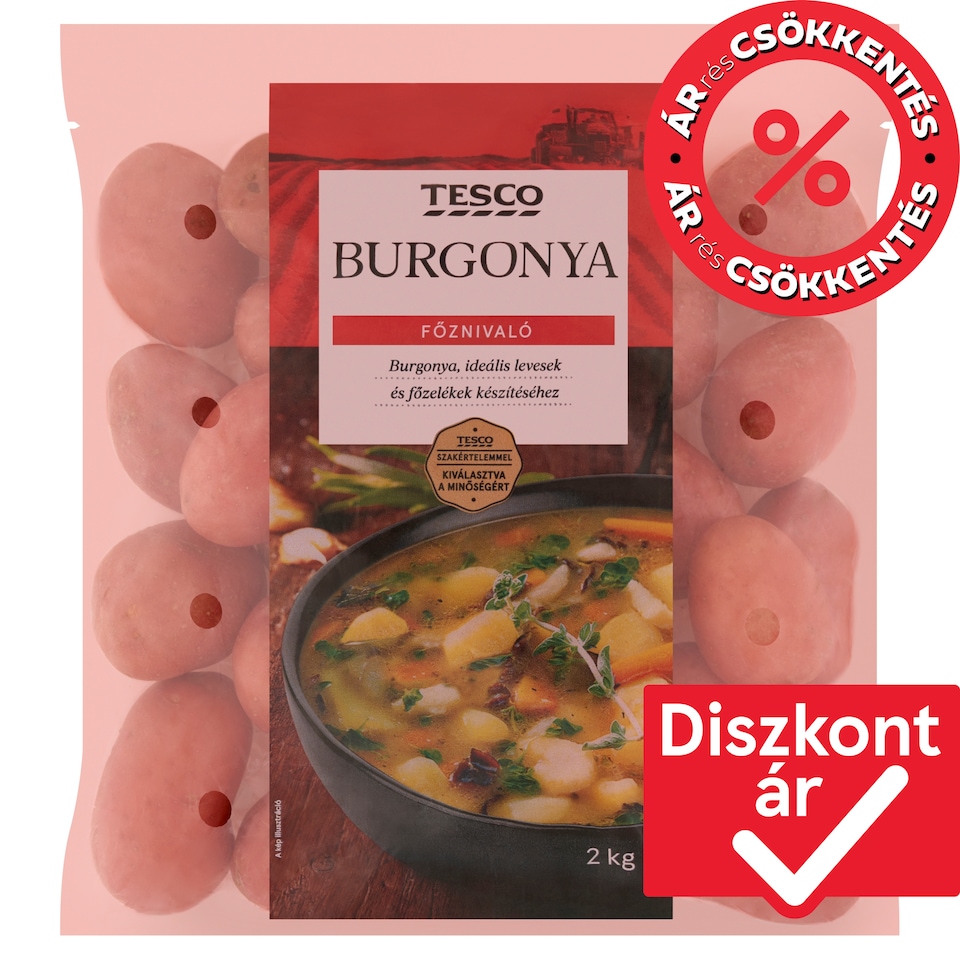 Tesco burgonya főznivaló 2 kg