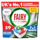 image 1 of Fairy Platinum Plus All In One Deep Clean 59 Dishwasher Tablets 915G