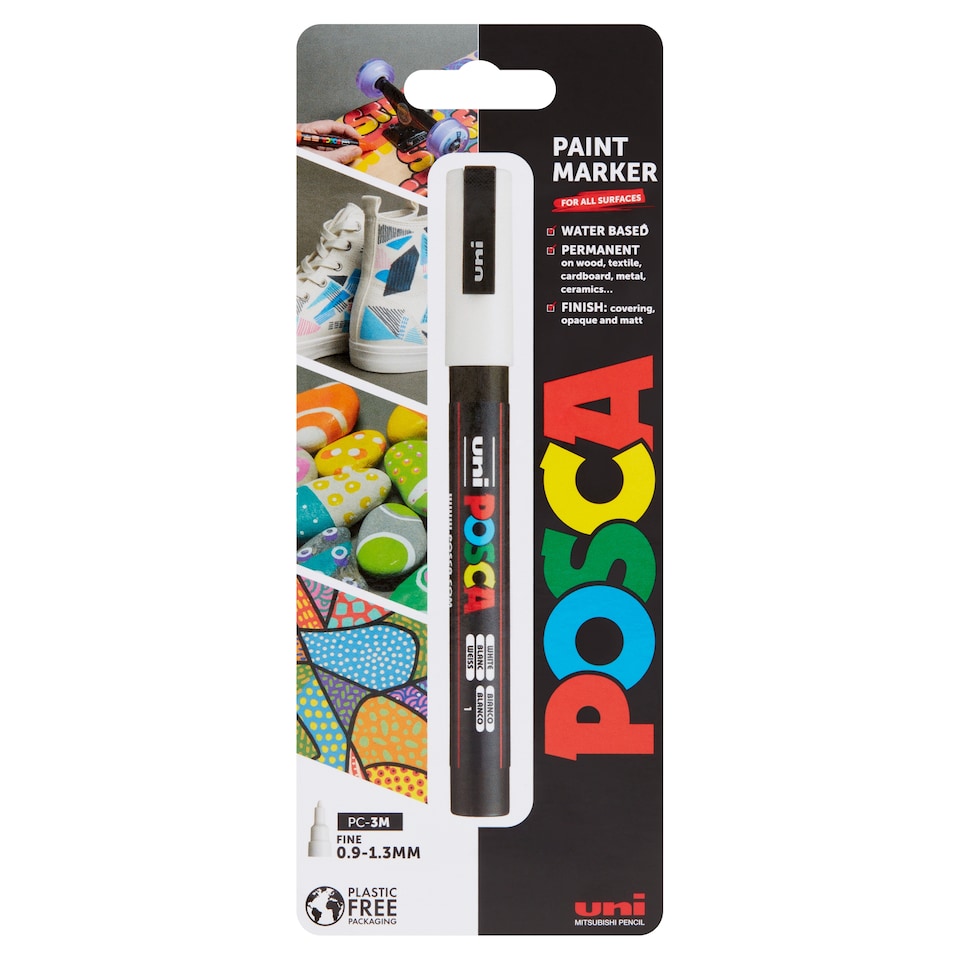 image 1 of Uni-Ball Posca White Paint Marker