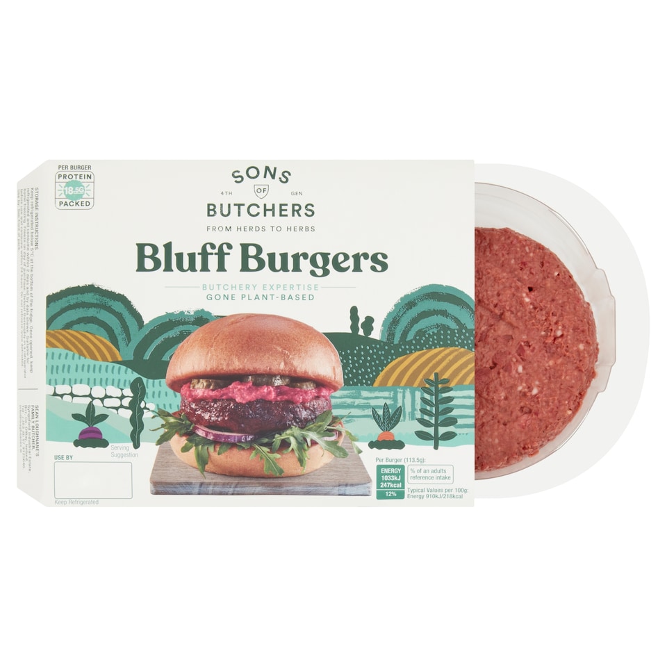 Sons Of Butchers 2 Bluff Burger 227G