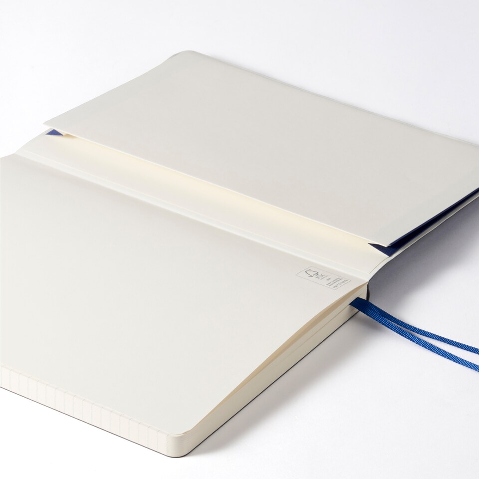 image 1 of Paperchase Agenzio Large Midnight Ruled Notebook 