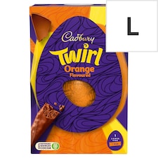 Cadbury Twirl Orange Chocolate Easter Egg 198g