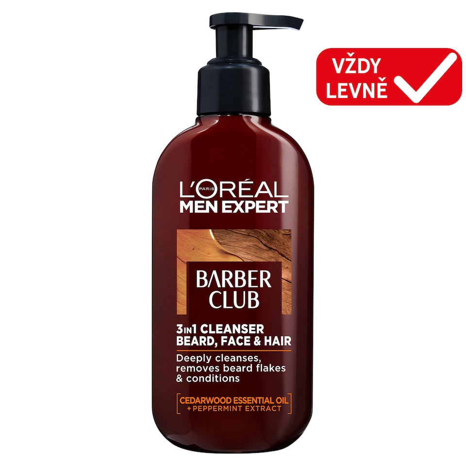 L'Oréal Paris Men Expert Barber Club gel 3v1 200ml