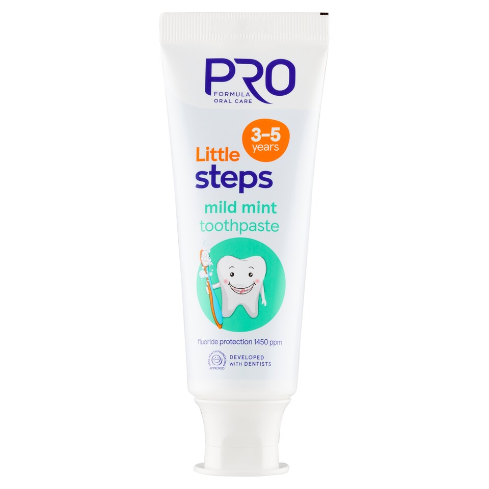 Pro Formula Little Steps Mild Mint Toothpaste 3-5 Years 75 ml