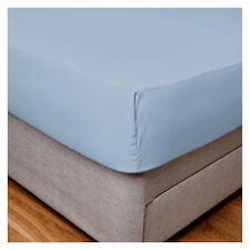 Silentnight Supersoft Light Blue Fitted Sheet Double