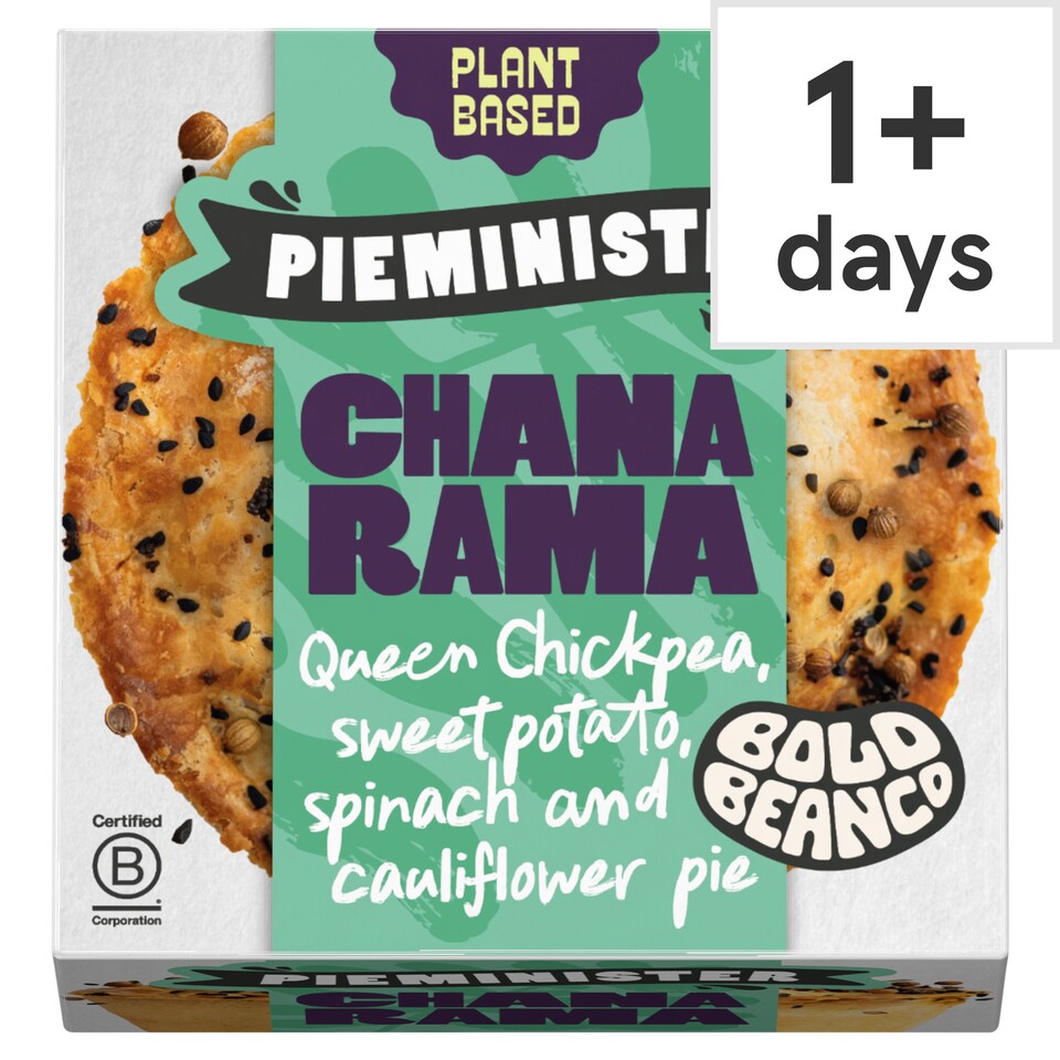 Pieminister Chana Rama Pie with Chickpea, Sweet potato & Cauliflower 255g