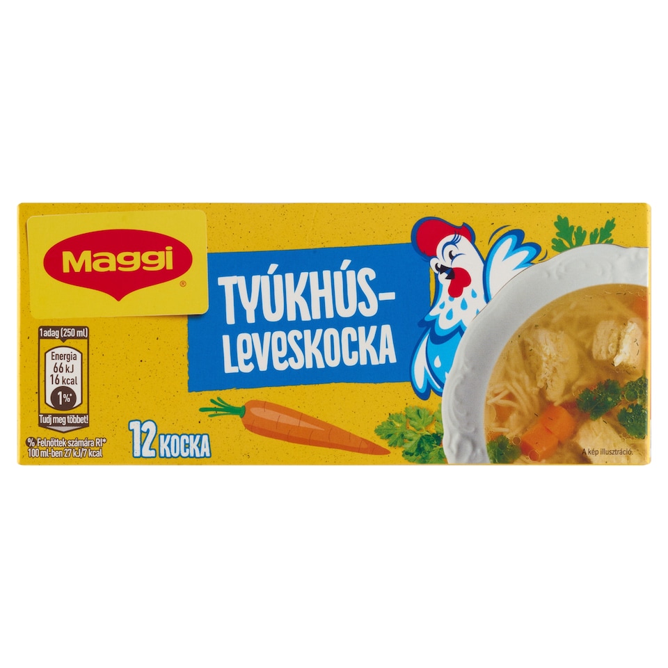 Maggi tyúkhúsleveskocka 12 db 120 g  1. kép