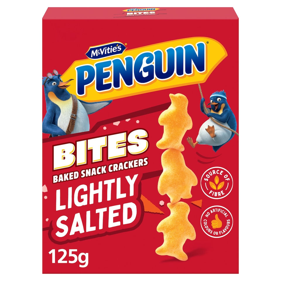 McVitie's Penguin Bites Lightly Salted 125g