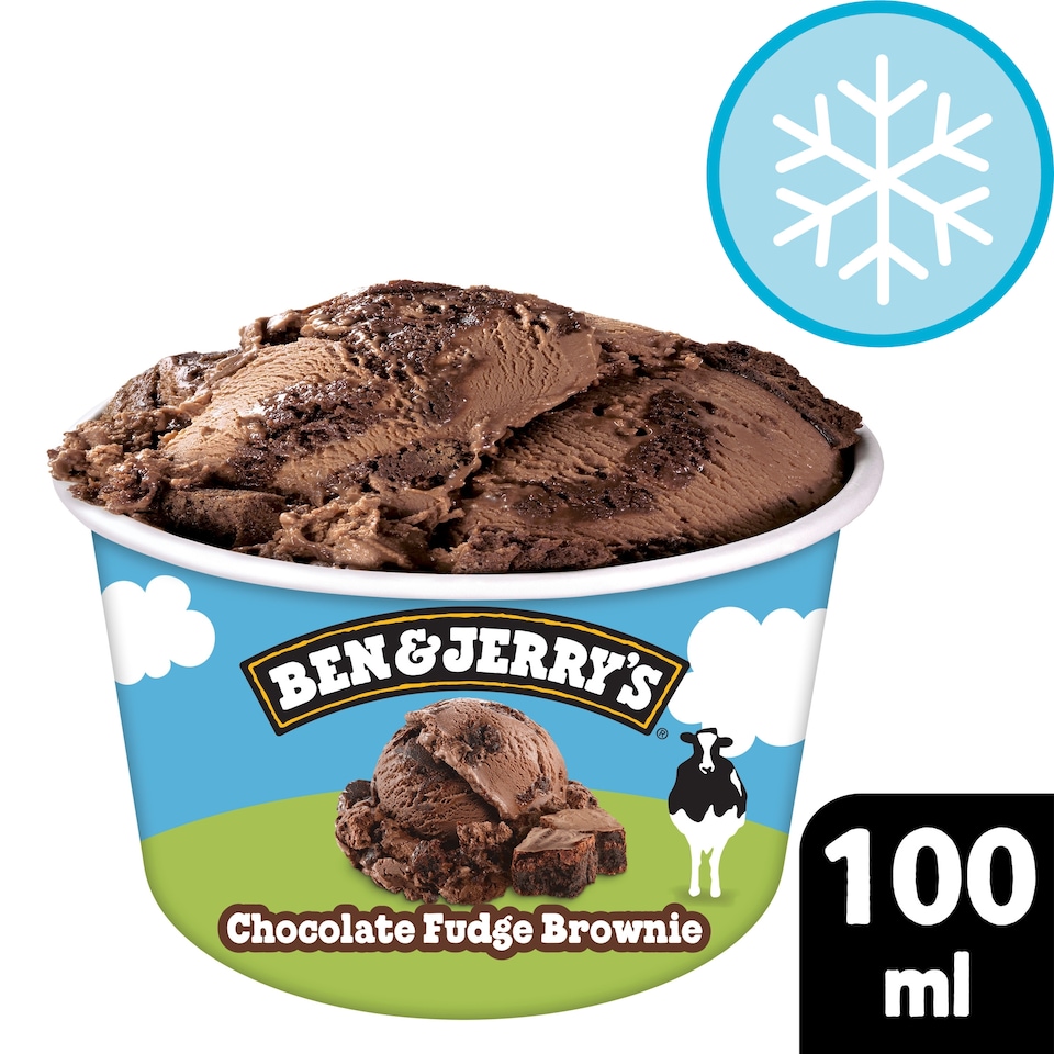image 1 of Ben & Jerry's Chocolate Fudge Brownie Ice Cream 100Ml