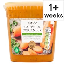 Tesco Carrot & Coriander Soup 600G