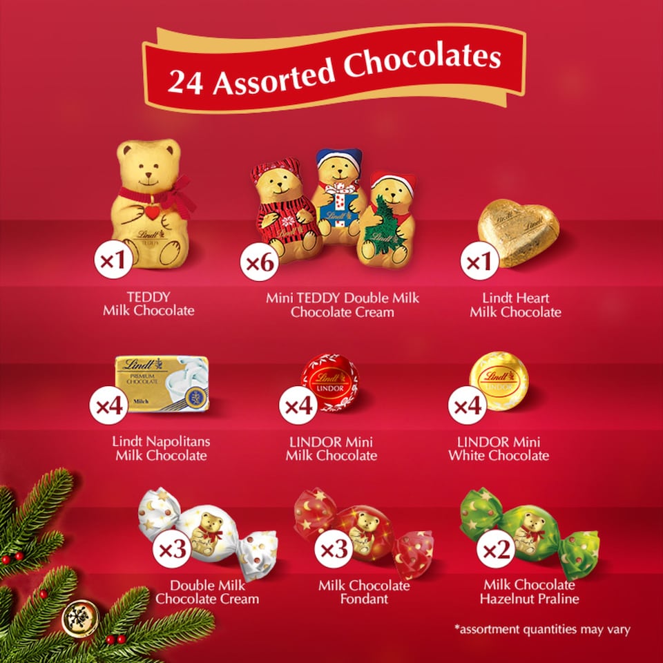 image 1 of Lindt Teddy Winter Wonderland Ad/Cal 170G