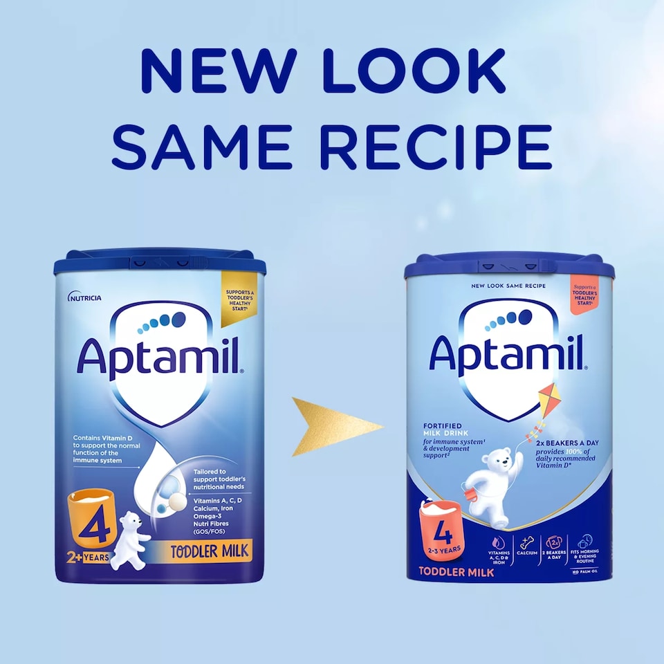 image 1 of Aptamil 4 Toddler Milk Formula Powder 2+ Years 800g