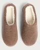 image 2 of F&F Textured Slip On Slippers in Brown