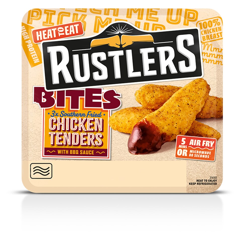 Rustlers Bites 3 Southern Fried Chicken Tenders 94g