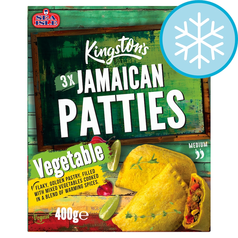 Kingston's Jamaican Patties - Vegetable 400g