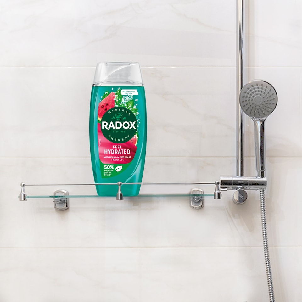 image 1 of Radox Feel Hydrated Watermelon & Mint Scent Shower Gel 225ml