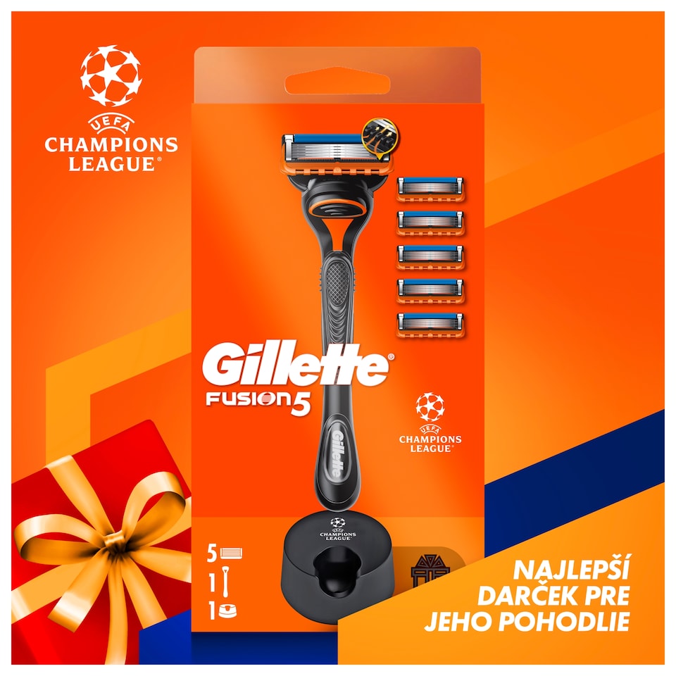 obrázok 1 z UEFA Champions League Special Edition Gillette Fusion5 Holiaci Strojček pre Mužov