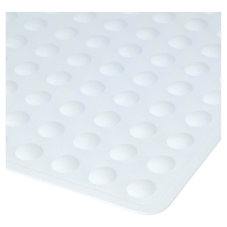 Tesco Home Rubber Bubble fehér fürdőkádszőnyeg 40 cm x 70 cm 1. kép